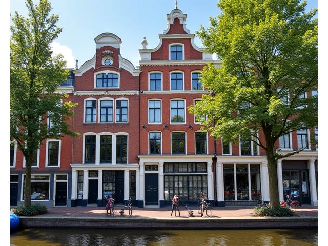 Historisch grachtenhuis in Den Haag centrum met klassieke gevel